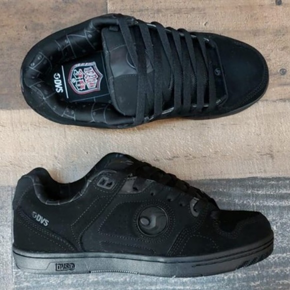 DVS Other - DVS Deegan 38 Black Suede Skate Shoes Men's Sz 8.5